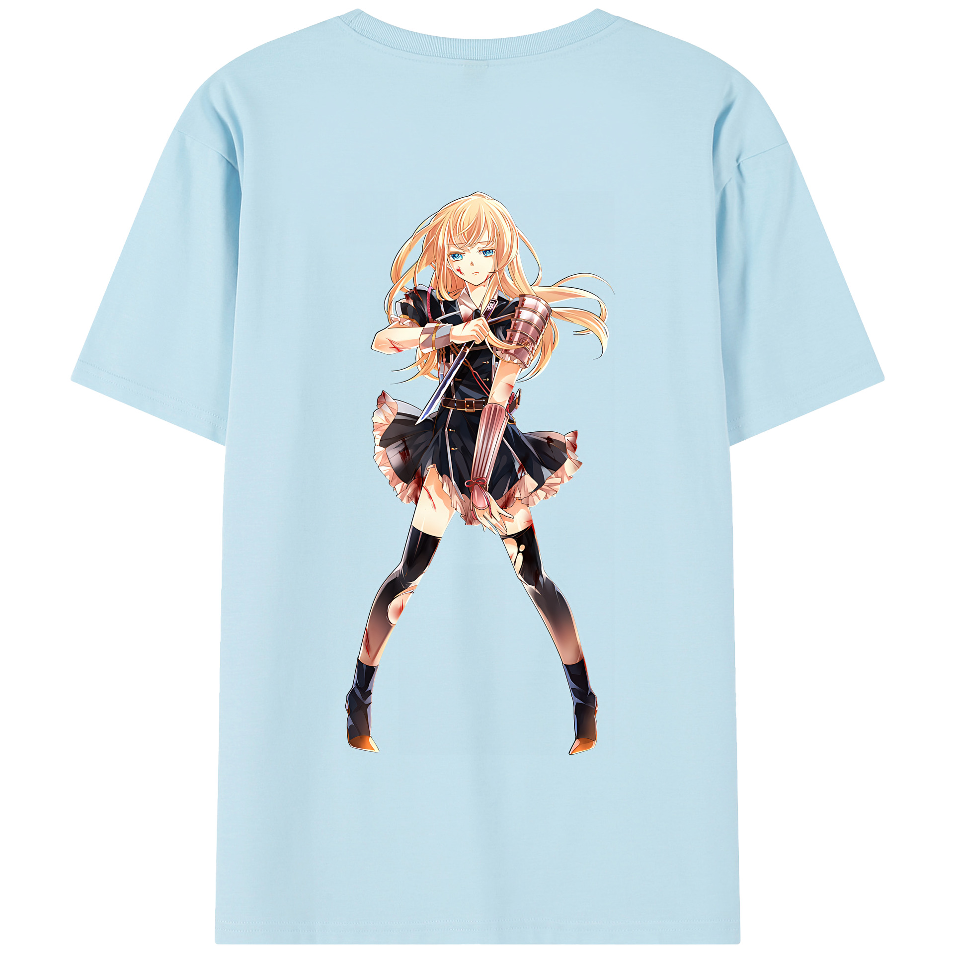 （画像用） 刀剣乱舞 Touken Ranbu 綿100％半袖Tシャツ（背面プリント）